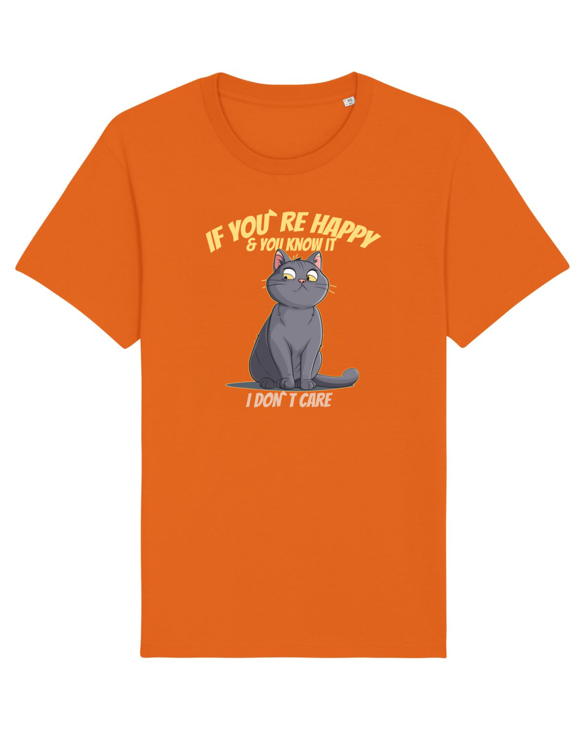Tricou mânecă scurtă Unisex Rocker Bright Orange