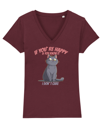 IF YOU`RE HAPPY & U KNOW IT,  I DON`T CARE  2 Burgundy