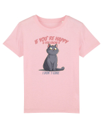 IF YOU`RE HAPPY & U KNOW IT,  I DON`T CARE  2 Tricou mânecă scurtă  Copii Mini Creator