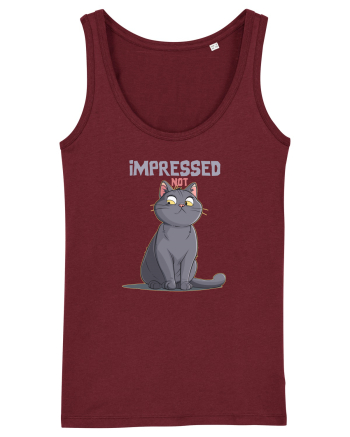 NOT IMPRESSED  Burgundy
