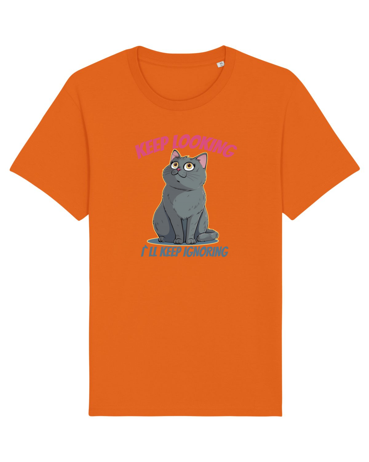 Tricou mânecă scurtă Unisex Rocker Bright Orange