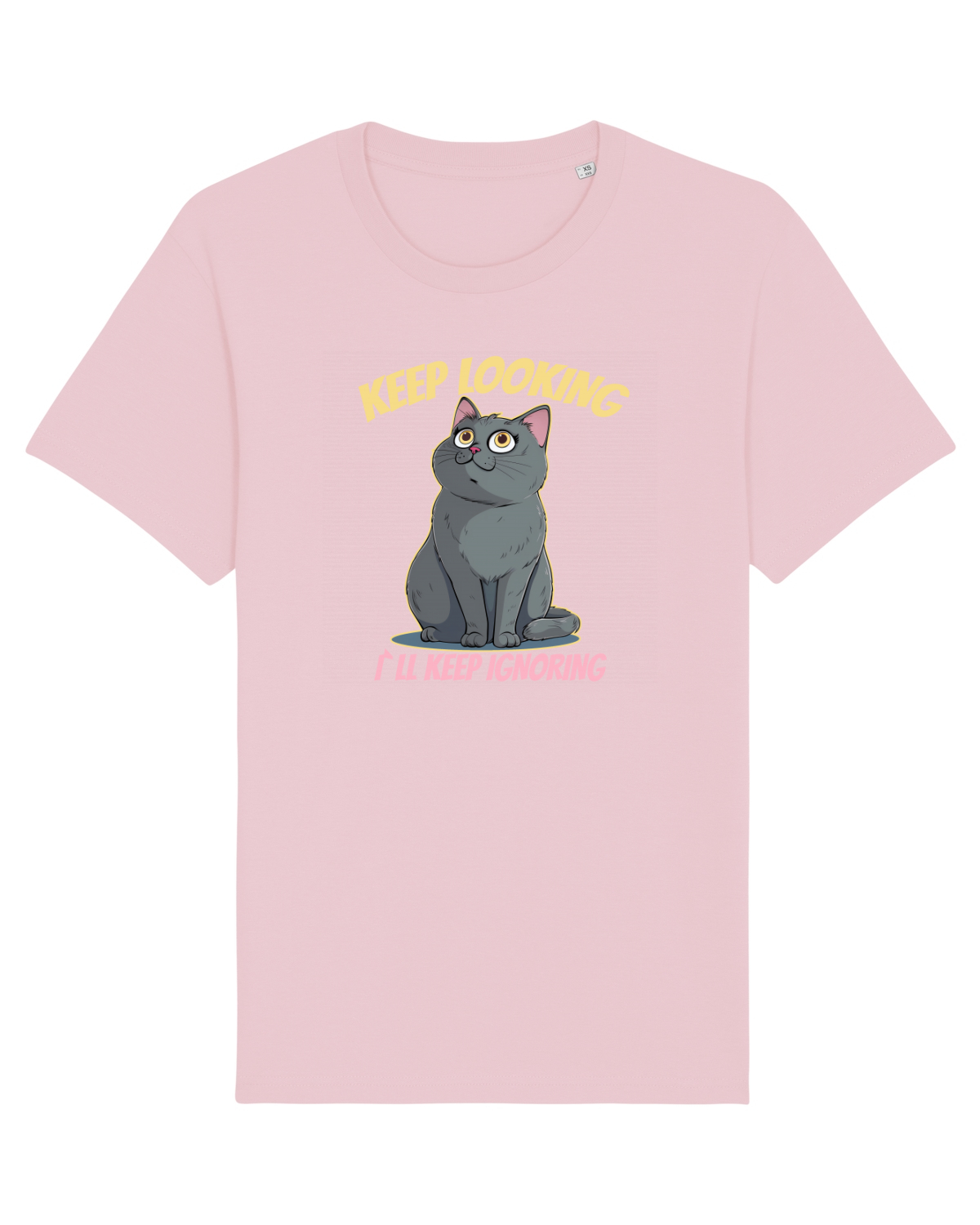 Tricou mânecă scurtă Unisex Rocker Cotton Pink