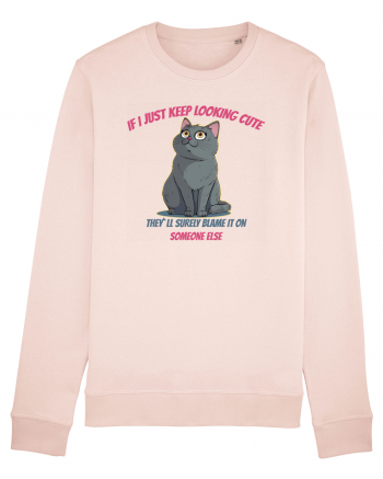 IF I KEEP LOOKING CUTE, THEY`LL BLAME IT ON SOMEONE ELSE Bluză mânecă lungă Unisex Rise