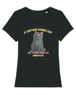 IF I KEEP LOOKING CUTE, THEY`LL BLAME IT ON SOMEONE ELSE 2 Tricou mânecă scurtă guler larg fitted Damă Expresser
