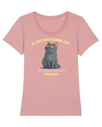 IF I KEEP LOOKING CUTE, THEY`LL BLAME IT ON SOMEONE ELSE 2 Canyon Pink