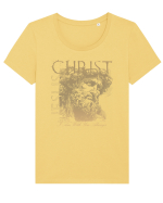 Jesus Christ Tricou mânecă scurtă guler larg fitted Damă Expresser