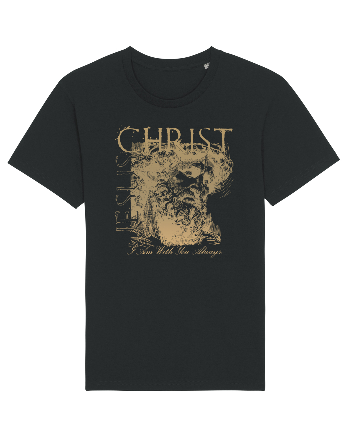 Tricou mânecă scurtă Unisex Rocker Black