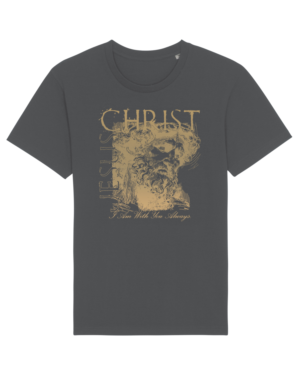 Tricou mânecă scurtă Unisex Rocker Anthracite