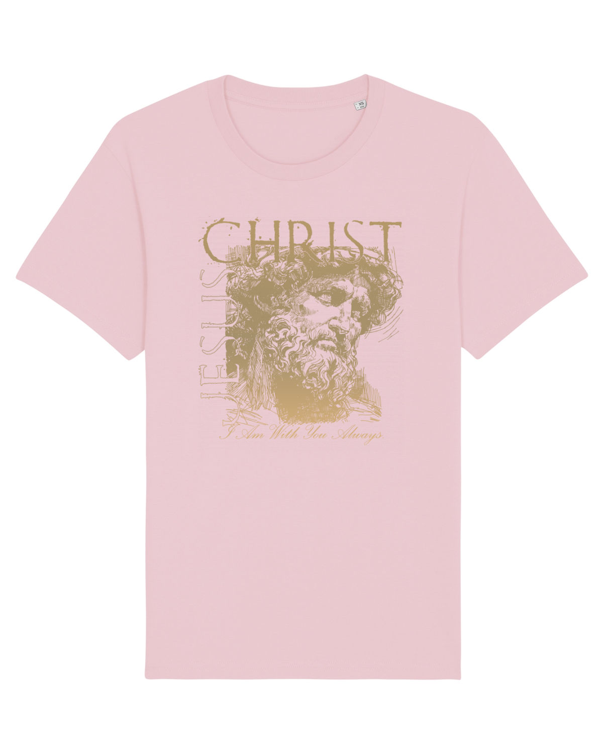 Tricou mânecă scurtă Unisex Rocker Cotton Pink