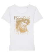 PERSEUS Tricou mânecă scurtă guler larg fitted Damă Expresser