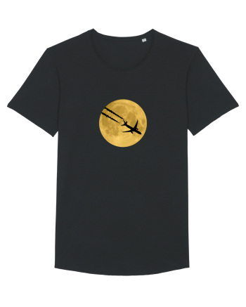 Avion peste luna Black