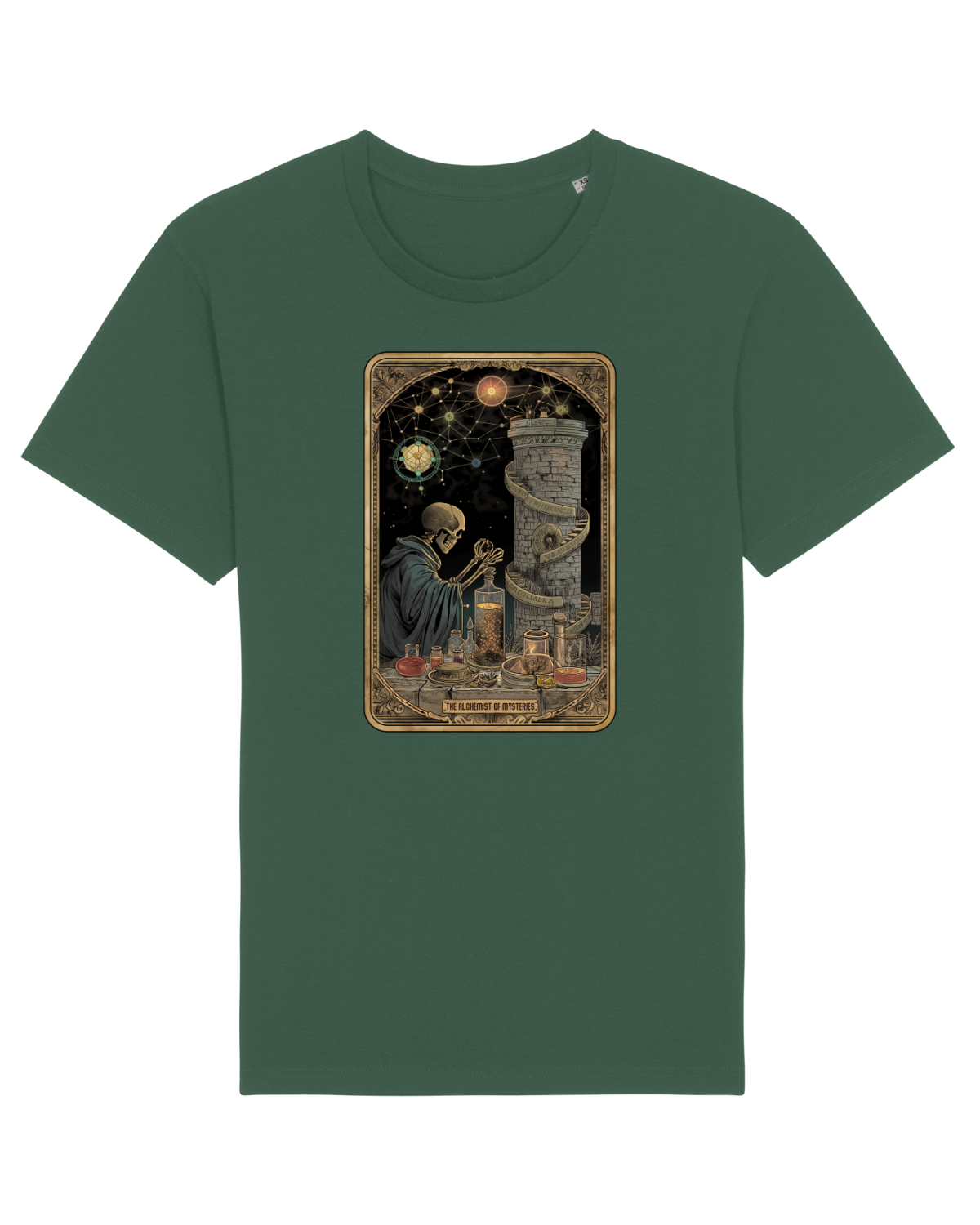 Tricou mânecă scurtă Unisex Rocker Bottle Green
