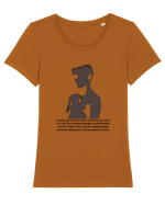 Powerless Tricou mânecă scurtă guler larg fitted Damă Expresser