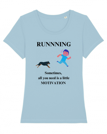 run motivation Sky Blue