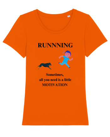 run motivation Bright Orange
