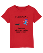 run motivation Tricou mânecă scurtă  Copii Mini Creator