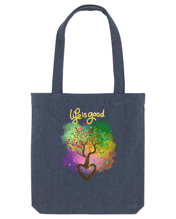 Copacul vieții/Tree of life/Dragoste/Culoare/Viata e frumoasa Midnight Blue