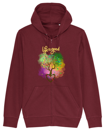 Copacul vieții/Tree of life/Dragoste/Culoare/Viata e frumoasa Burgundy