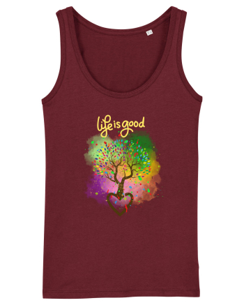 Copacul vieții/Tree of life/Dragoste/Culoare/Viata e frumoasa Burgundy