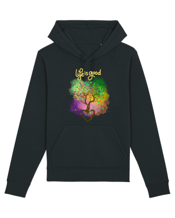 Copacul vieții/Tree of life/Dragoste/Culoare/Viata e frumoasa Black
