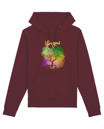 Copacul vieții/Tree of life/Dragoste/Culoare/Viata e frumoasa Burgundy