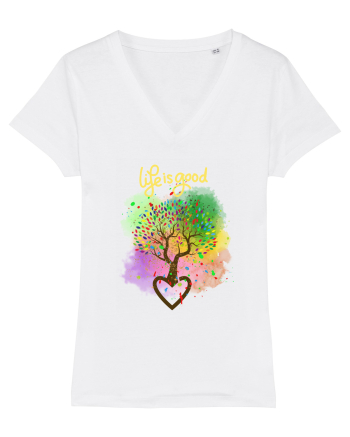 Copacul vieții/Tree of life/Dragoste/Culoare/Viata e frumoasa White