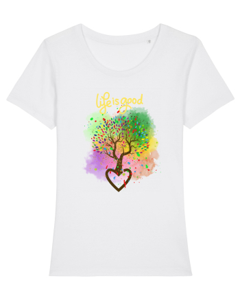 Copacul vieții/Tree of life/Dragoste/Culoare/Viata e frumoasa White