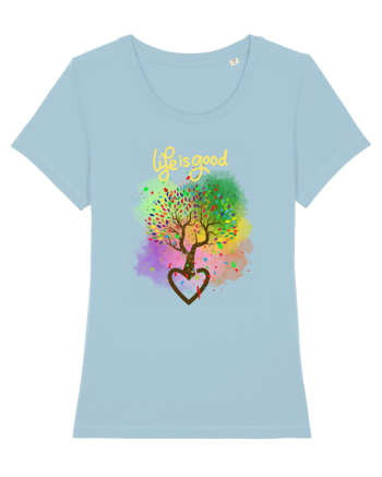 Copacul vieții/Tree of life/Dragoste/Culoare/Viata e frumoasa Sky Blue