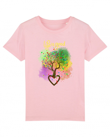 Copacul vieții/Tree of life/Dragoste/Culoare/Viata e frumoasa Cotton Pink