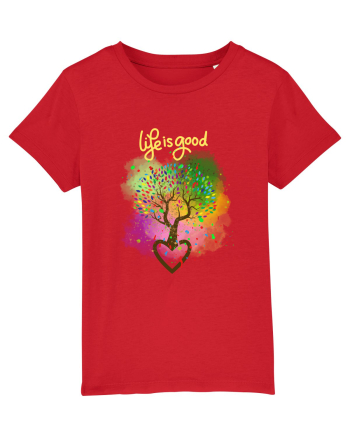 Copacul vieții/Tree of life/Dragoste/Culoare/Viata e frumoasa Red