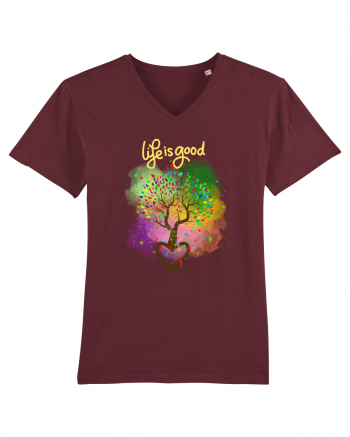 Copacul vieții/Tree of life/Dragoste/Culoare/Viata e frumoasa Burgundy