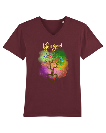 Copacul vieții/Tree of life/Dragoste/Culoare/Viata e frumoasa Burgundy
