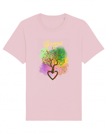 Copacul vieții/Tree of life/Dragoste/Culoare/Viata e frumoasa Cotton Pink