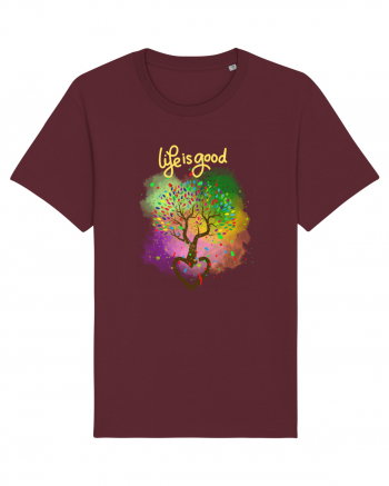 Copacul vieții/Tree of life/Dragoste/Culoare/Viata e frumoasa Burgundy