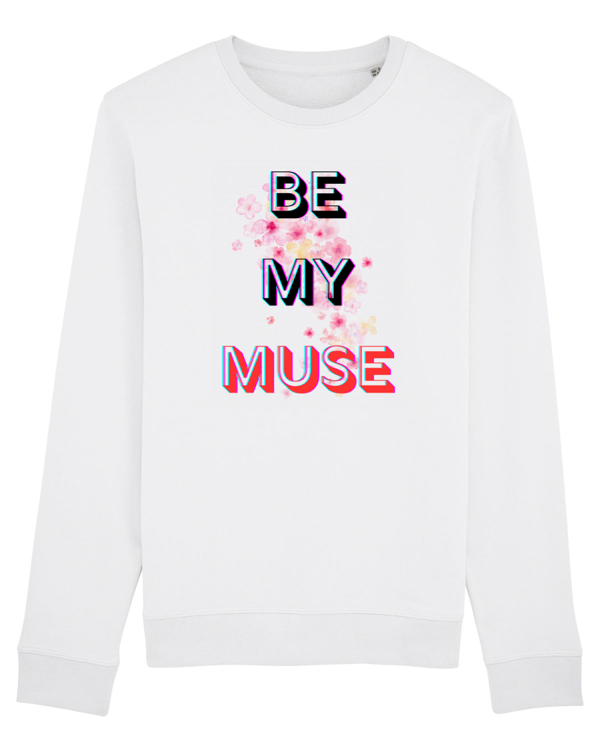 Bluză mânecă lungă Unisex Rise White