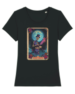 The Midnight Skeleton Tricou mânecă scurtă guler larg fitted Damă Expresser