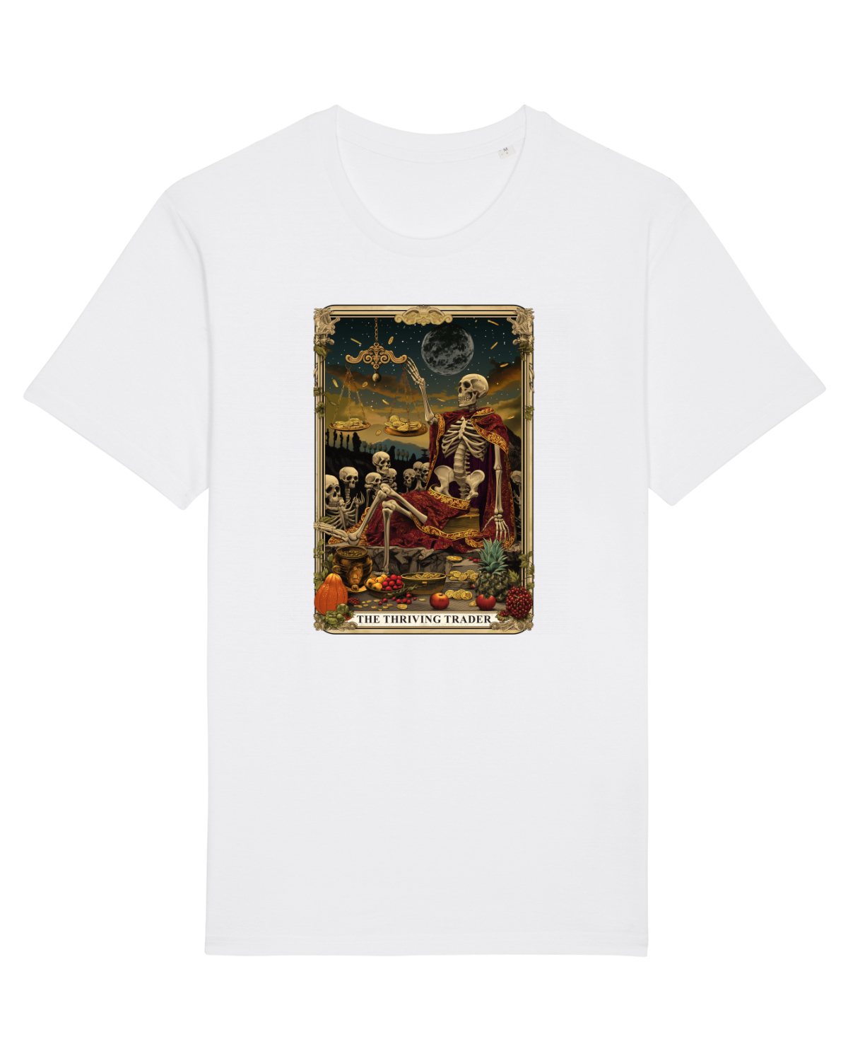 Tricou mânecă scurtă Unisex Rocker White