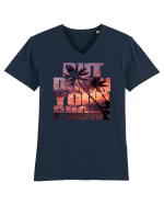 PUT DOWN YOUR PHONE & enjoy life 3 Tricou mânecă scurtă guler V Bărbat Presenter