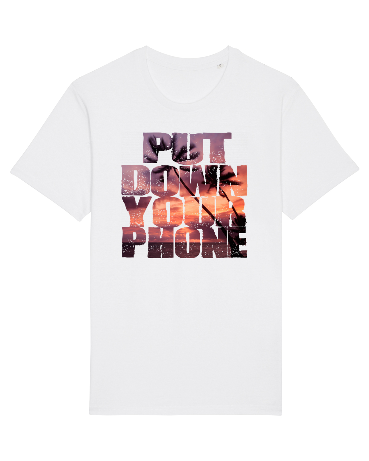 Tricou mânecă scurtă Unisex Rocker White