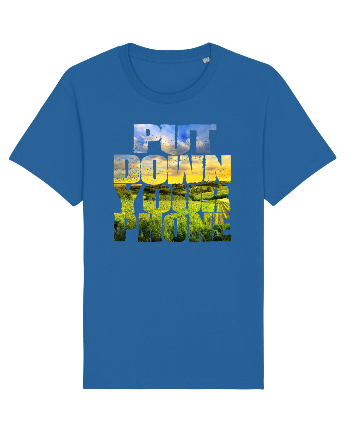 Tricou mânecă scurtă Unisex Rocker Royal Blue