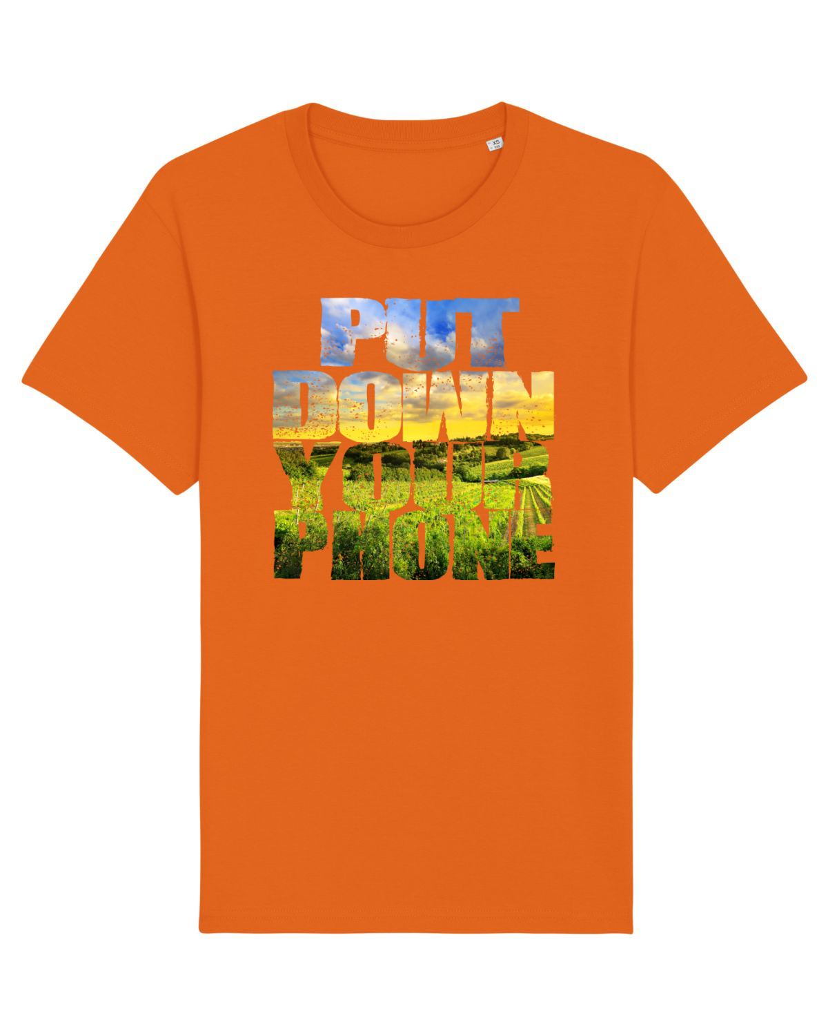 Tricou mânecă scurtă Unisex Rocker Bright Orange