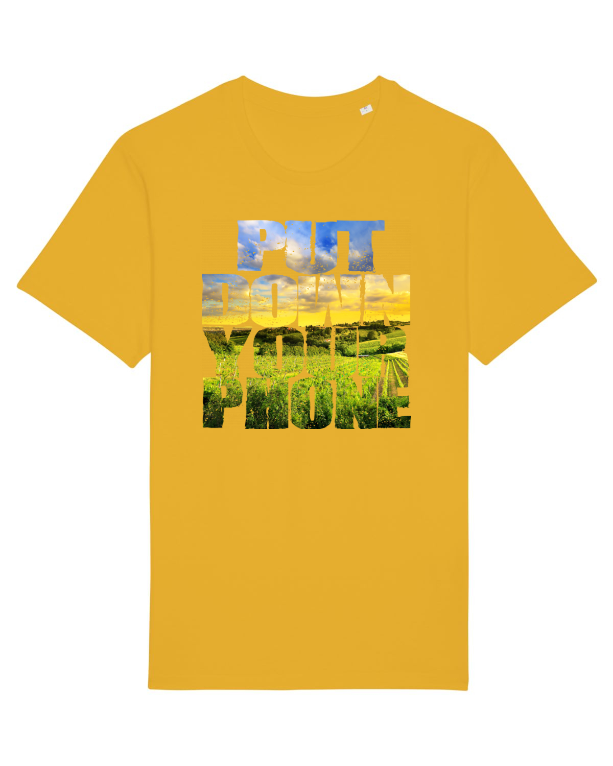 Tricou mânecă scurtă Unisex Rocker Spectra Yellow