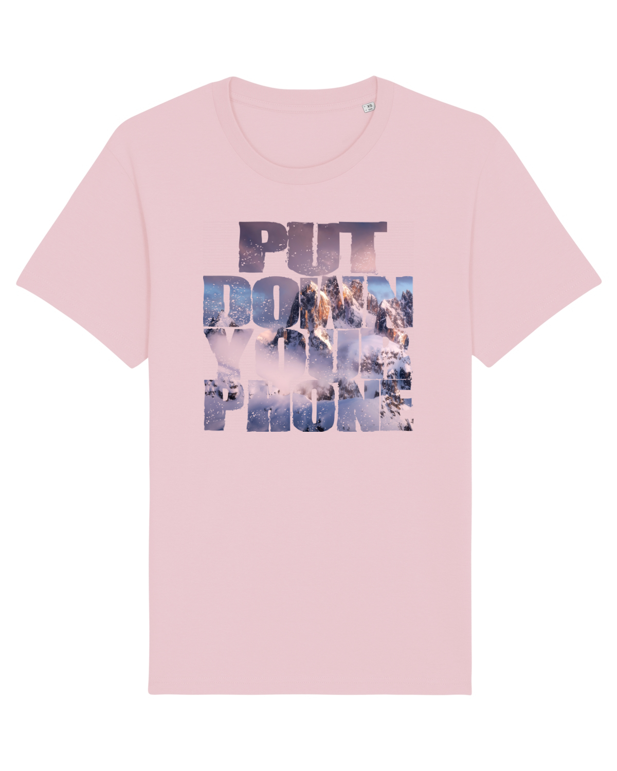 Tricou mânecă scurtă Unisex Rocker Cotton Pink