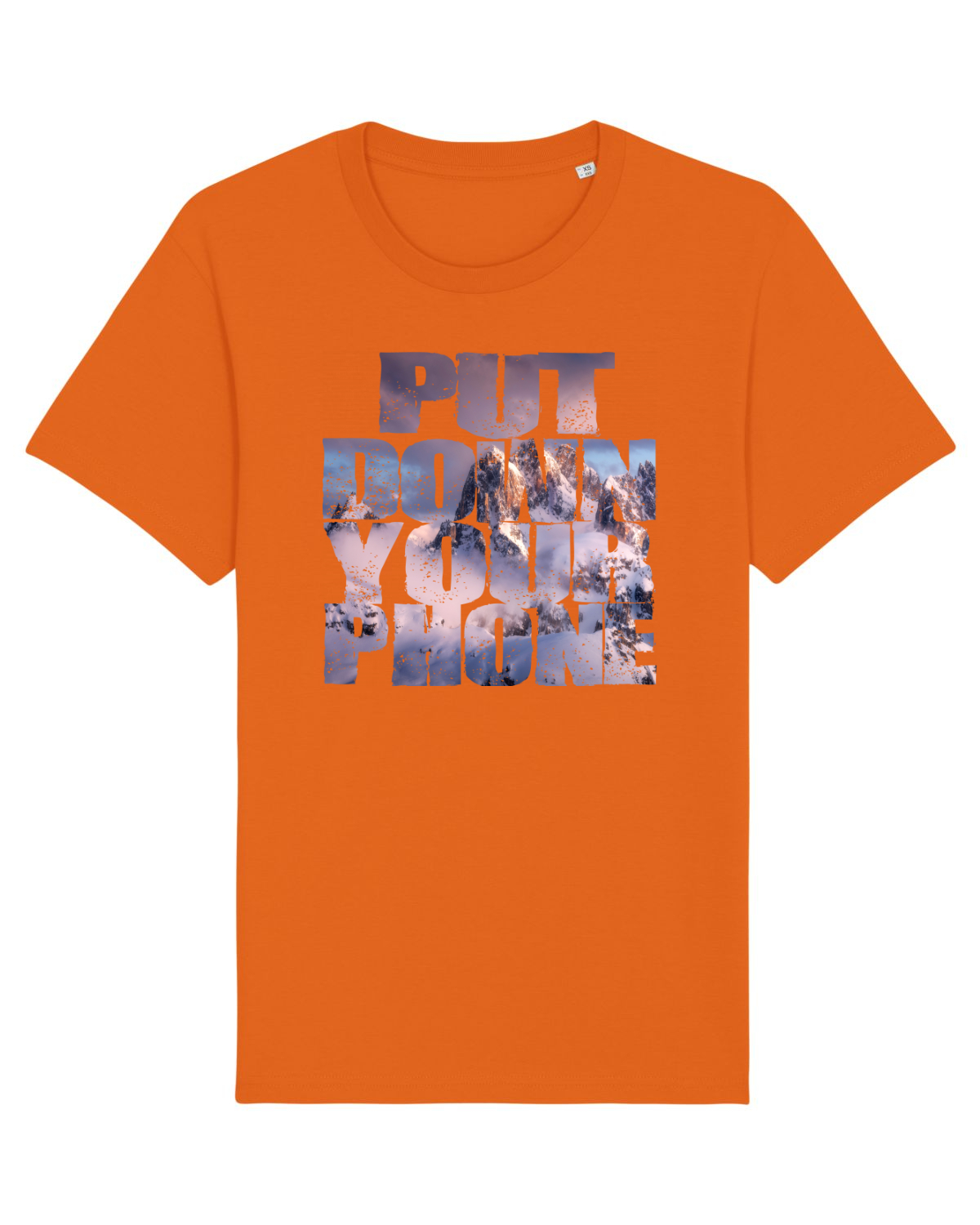 Tricou mânecă scurtă Unisex Rocker Bright Orange
