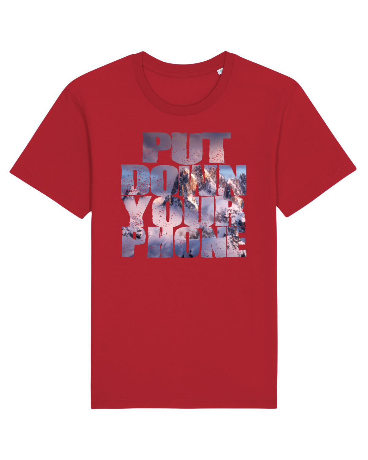 Tricou mânecă scurtă Unisex Rocker Red
