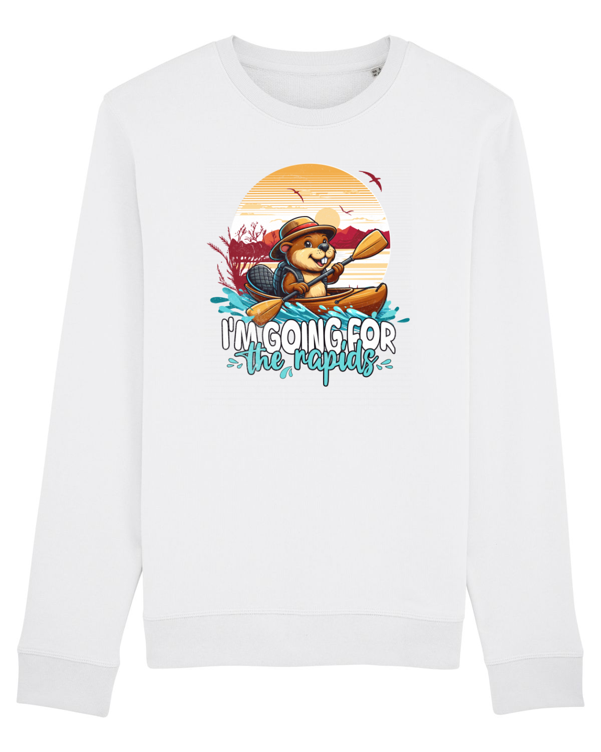 Bluză mânecă lungă Unisex Rise White