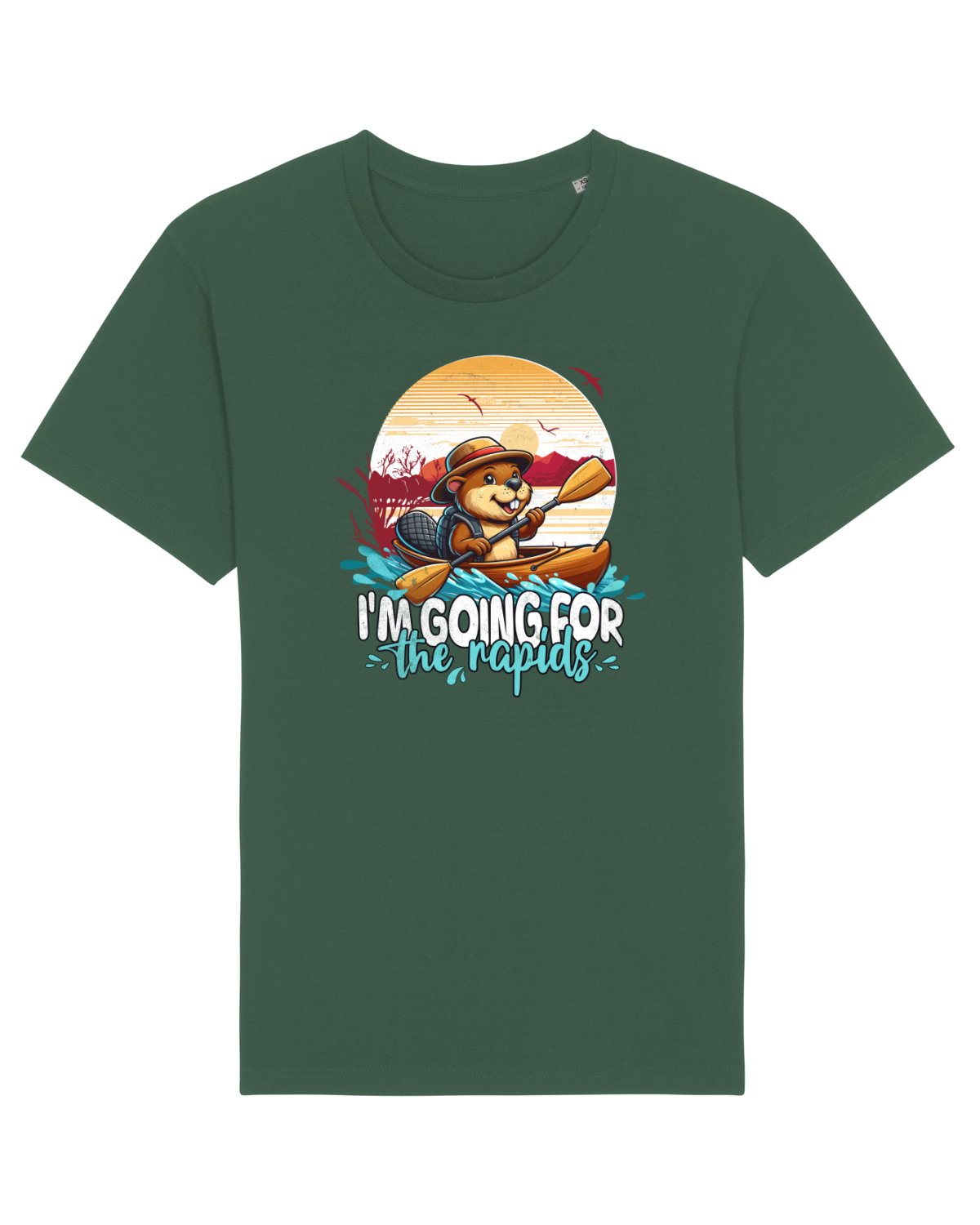 Tricou mânecă scurtă Unisex Rocker Bottle Green