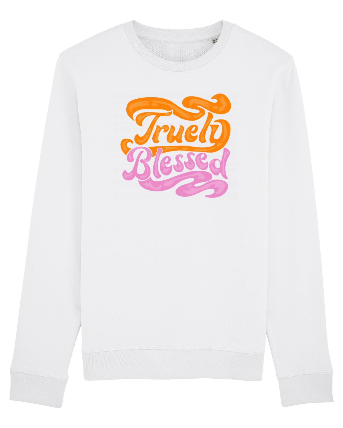 Bluză mânecă lungă Unisex Rise White