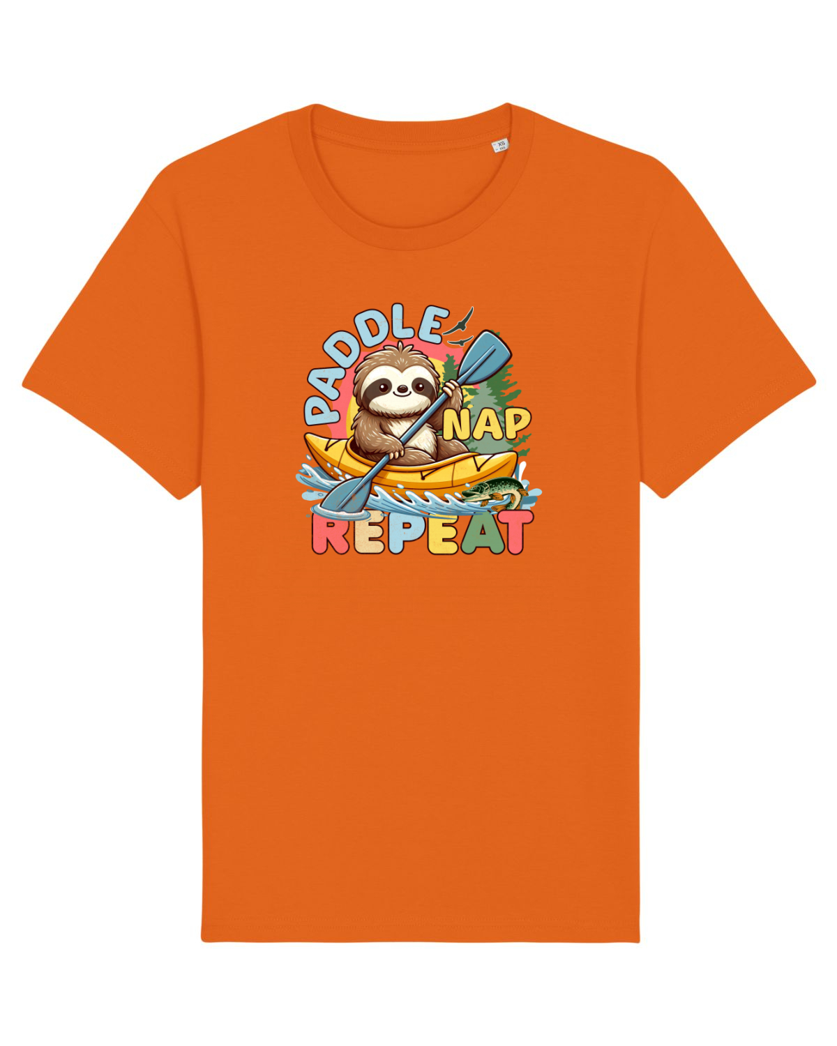Tricou mânecă scurtă Unisex Rocker Bright Orange