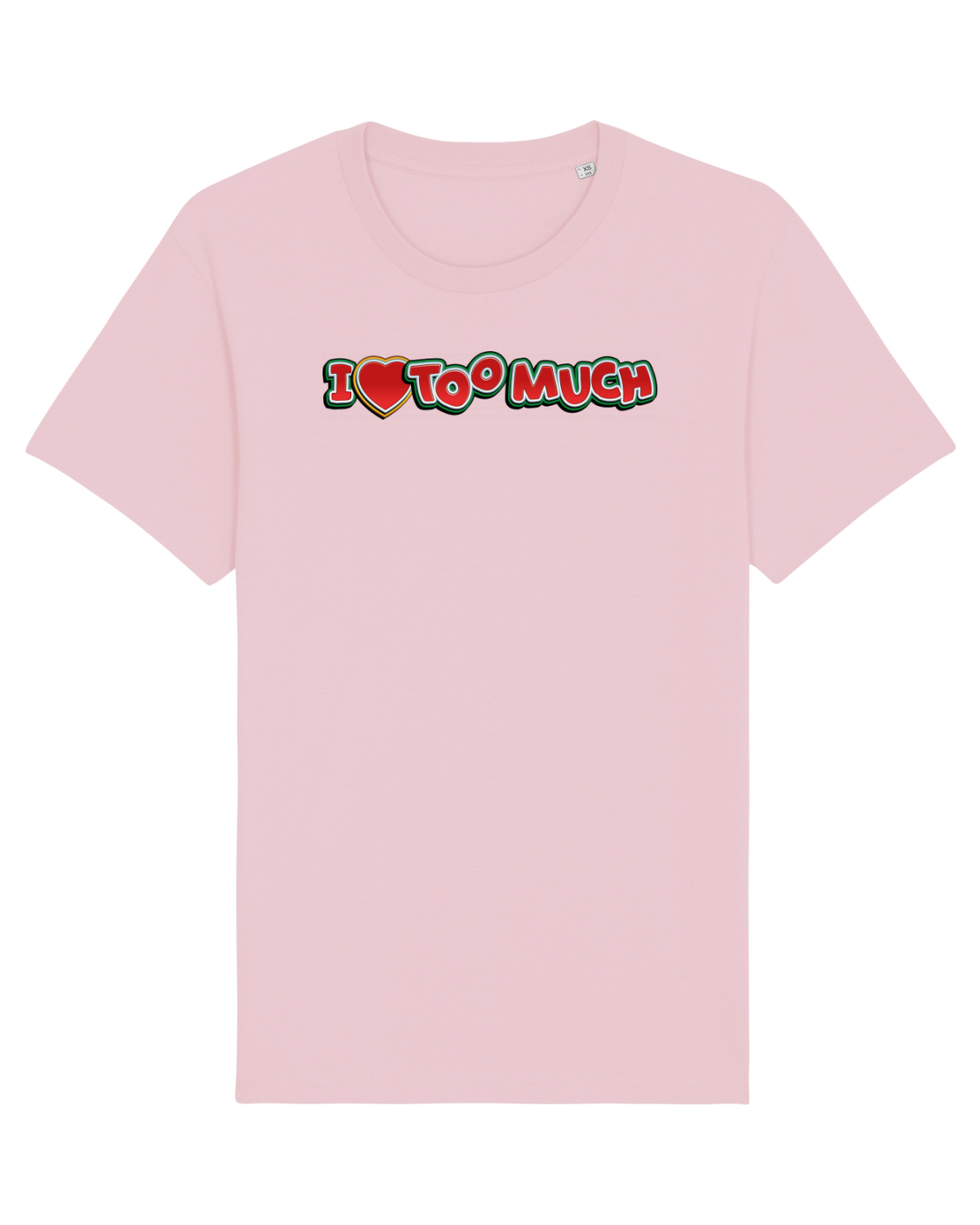 Tricou mânecă scurtă Unisex Rocker Cotton Pink